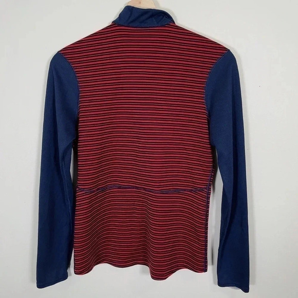 Patagonia Capilene 3 Mid-weight Pullover  In Red Blue Stripe - Picture 12 of 12